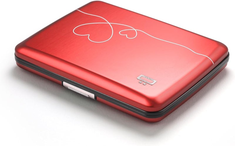 ÖGON -DESIGNS- Aluminum wallet, Large capacity with metal lock, RFID Protection against fraud and demagnetization, Smart Case OSLO Large model - Image 2